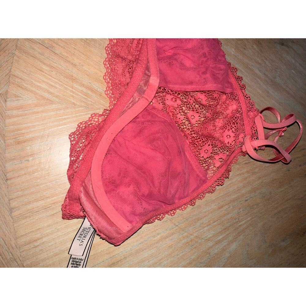 Victoria’s Secret pink lace halter neck bralette size small - Picture 6 of 8